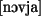 \textipa{[nOvja],
[nOve:]}